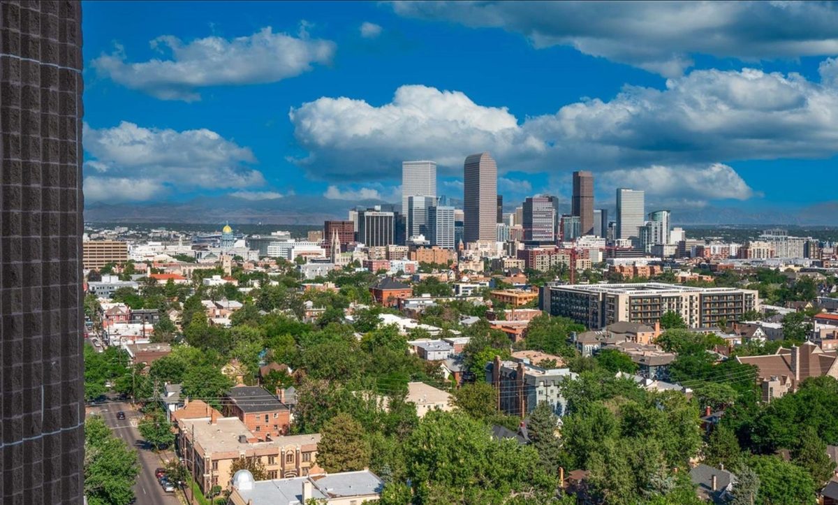 Reverse mortgages in Colorado: the Denver skyline and Front Range