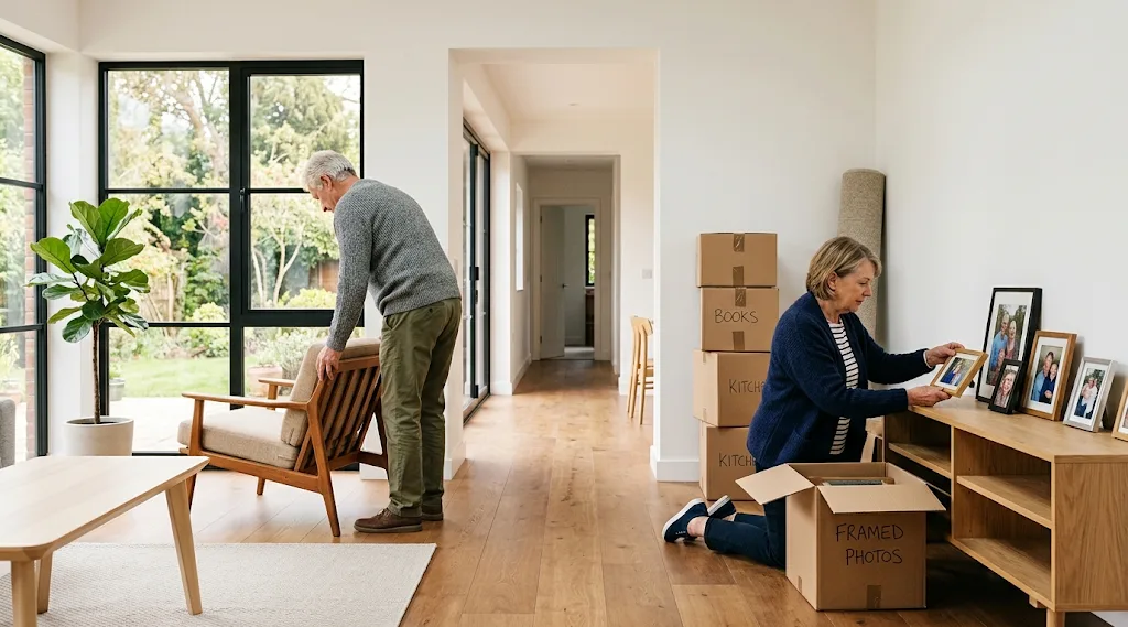 Right-sizing with a HECM for Purchase: homeowners settling into a single-level home with no monthly mortgage payment